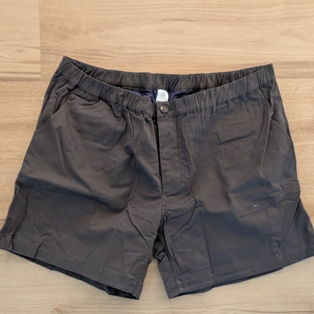 New Woof Clothing Commando Corporation Chino Shorts XL/XXL 6” Inseam Gray Blue